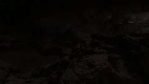 One Spirals of Light Inside a cave, Chile Stock Footage 106615195