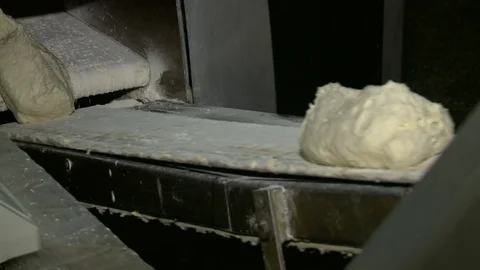 One of the stages of bread production Stock Footage 73697531