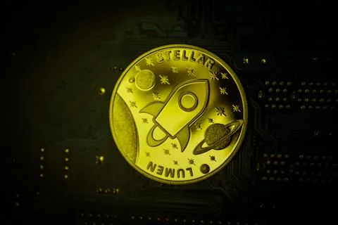 One stellar coin Stock Photos