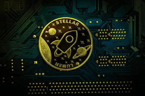 One stellar coin Stock Photos