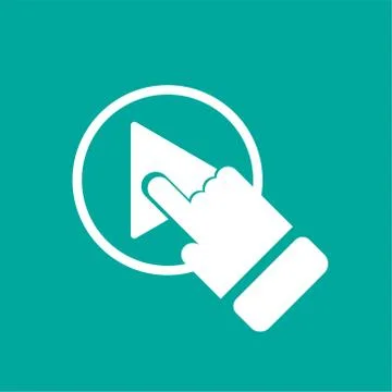 One stop solution icon,flat vector sign isolated on green background. Simple  Stock Illustration