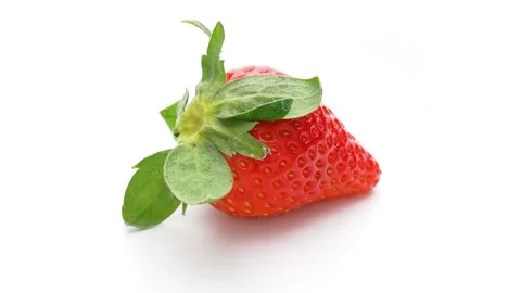 One strawberry Stock Footage 159396398