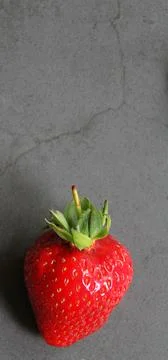 One strawberry Stock Photos