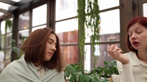 One student exhausted after classes Stock Footage 320827307