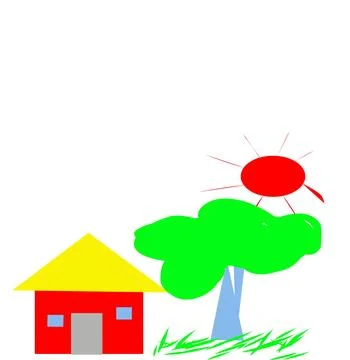 One sun is very nice and beautiful artwork Stock Illustration
