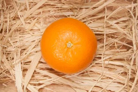 One tangerine Stock Photos
