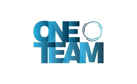 One Team Stock Illustration