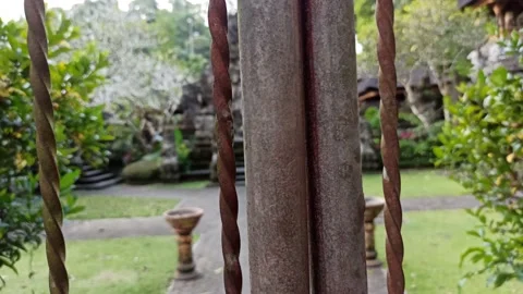 One of the Temples in Ubud - Bali Stock Footage 154545714