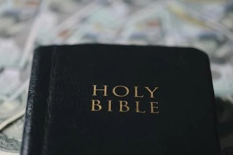 One tenth or tithe is basis on which Bible teaches us to give one tenth of .. Stock Photos