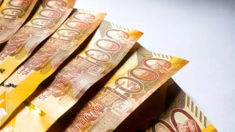 One Thousand Kenya Banknotes Stock Photos