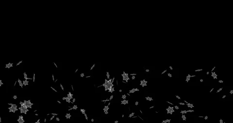 A one-time fall of a pile of snow Stock Footage 311068065