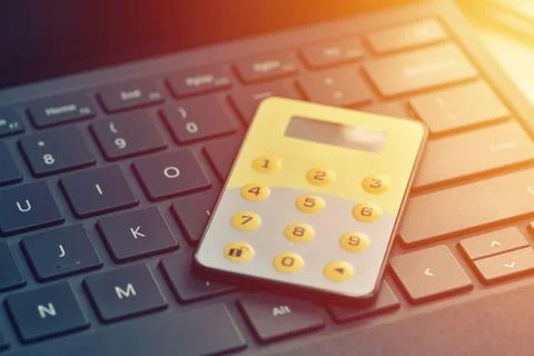 One-time safe password, internet banking token. Close up of digipass Stock Photos