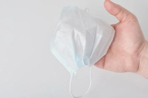 One time use face mask Stock Photos