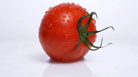 One tomato. Stock Footage 271118399