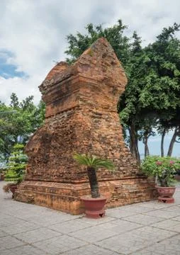 One of the towers of the temple complex Stock Photos