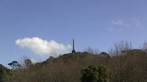 One Tree Hill Obelisk 库存影片 30143731