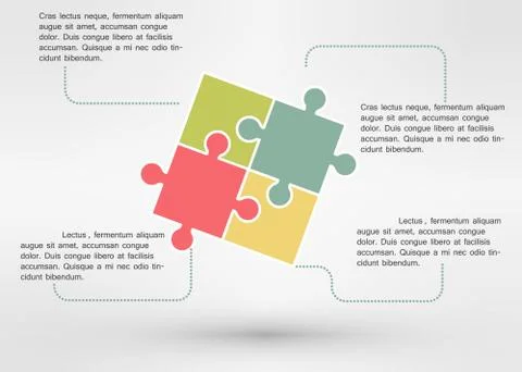 One two three four five - vector progress icons for three steps Stock Illustration