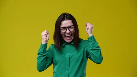 One two Three! Hurrah Stock Footage 164497917