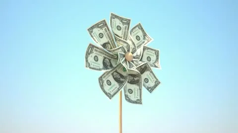 One usd windmill Video stock 22020346