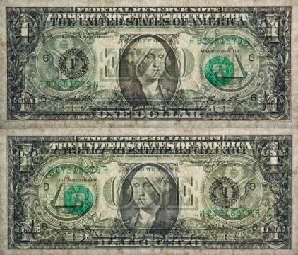 One u.s.dollar Stock Photos