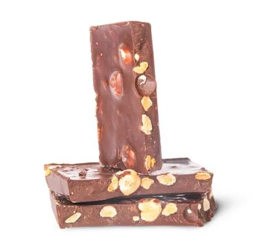 One vertical to two horizontal chocolate bars Stock Photos