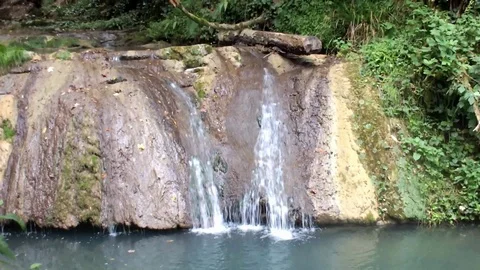 One of the waterfalls "33 waterfalls" Stock Footage 108560983