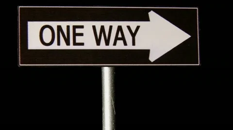 One Way Vídeo Stock 21157905