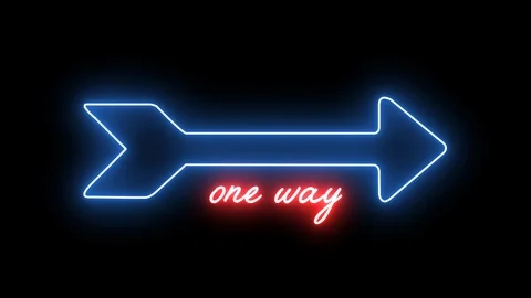 One way Stock Footage 123132601