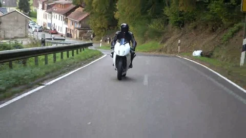 One wheel up in the air Video stock 69233091