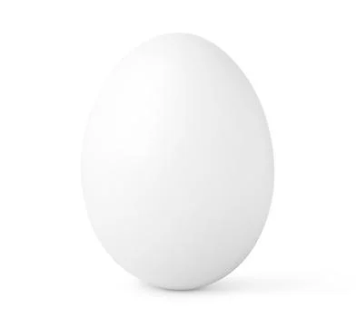 One white egg Stock Photos