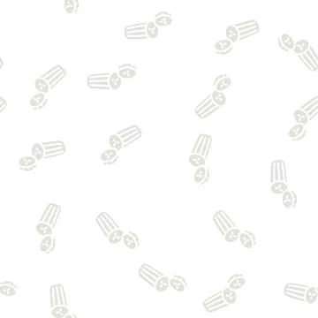 One whole cucumber glyph vector seamless pattern Stock Illustration