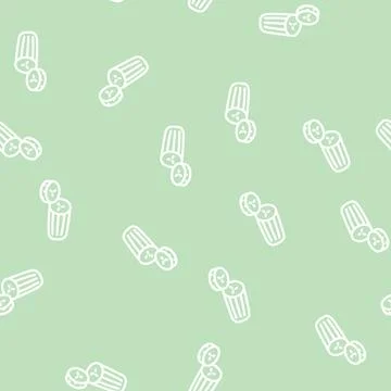 One whole cucumber line vector seamless pattern イラスト素材