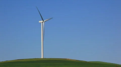 One windmill.mpg Stockbeeldmateriaal 865906