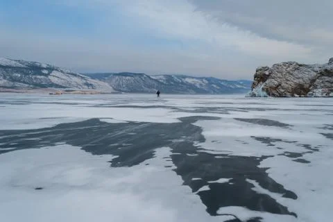 One Winter Day Foto stock