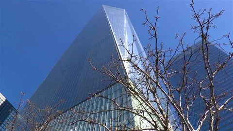 One World Trade Center building, New York. Stock Footage 145244689