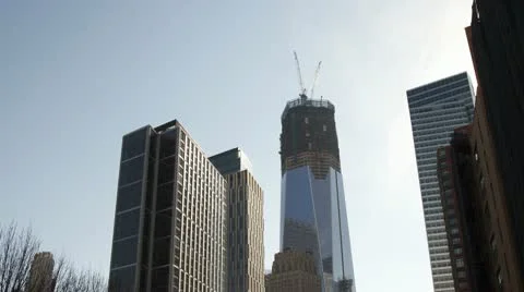 One World Trade Center Construction Stock Footage 10794282