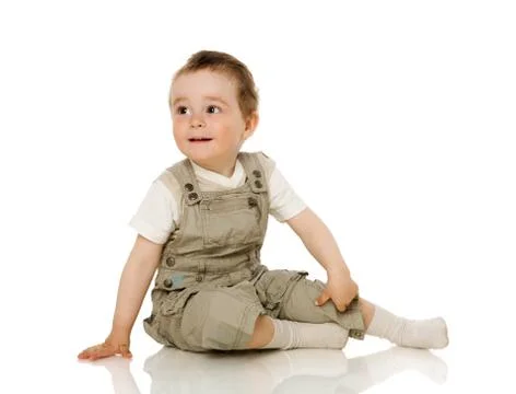 One year boy Stock Photos