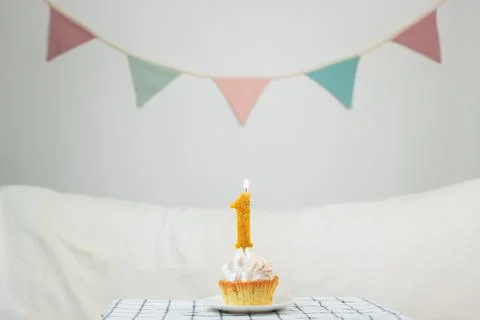 One year old concept Stock Photos