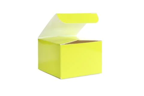 One yellow box Stock Photos