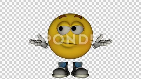 One yellow smile guy with the face and boots Stock Illustration