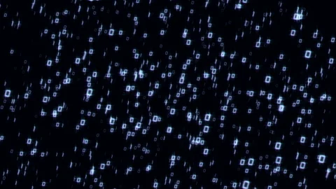 One-zero digital space (loopable) Stock Footage 104164902