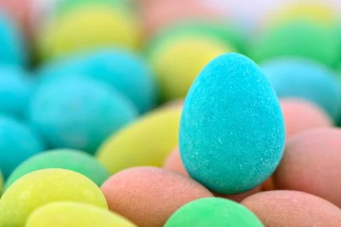 OneCandy Easter Egg Stands Out Stock Photos