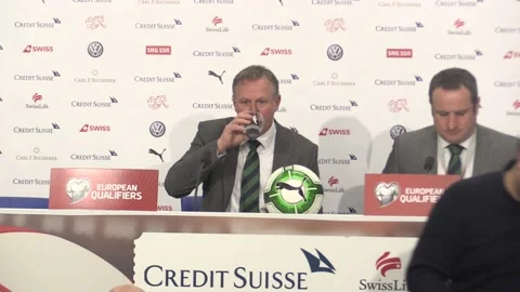 ONeill devastated as Northern Ireland fail to reach World Cup Stock Footage 149293013