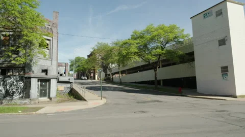 Oneonta Side Street Stock Footage 195218450