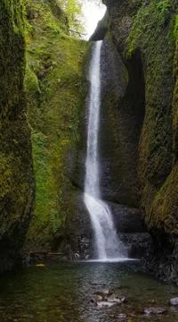 Oneonta Waterfall 스톡 사진