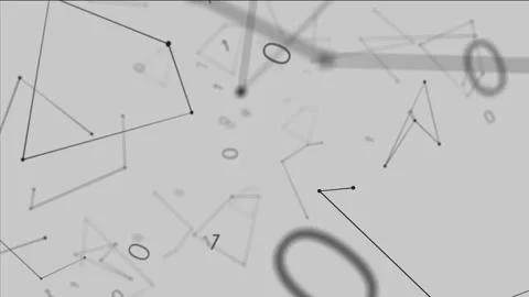 Ones, zeros and binary code with link for information technology abstract with Stock Footage 284222984