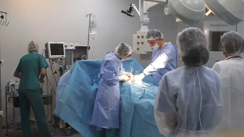 Ongoing Surgery  스톡 동영상 79463398