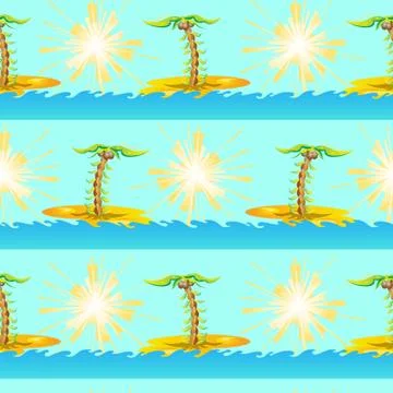 Ongoing vector pattern. The concept of leisure travel. イラスト素材