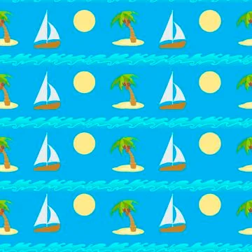 Ongoing vector pattern. Travel background 스톡 일러스트