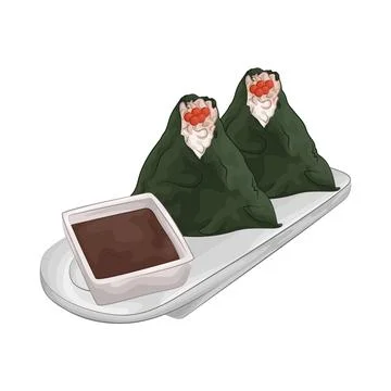 Onigiri Illustration Stock Illustration